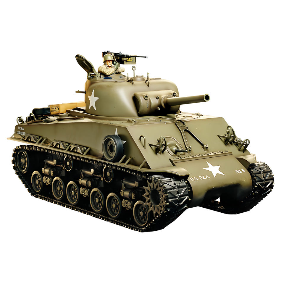 Tamiya M4 Sherman USA 105mm Howitzer Full Option 1/16 RC Tank Assembly Kit 56014