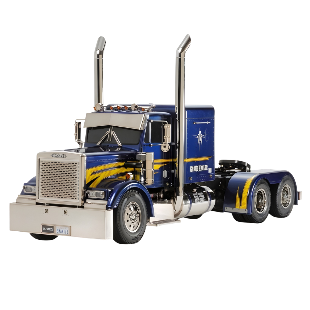 Tamiya Grand Hauler 1/14th Scale Semi Tractor RC Truck Assembly Kit 56 ...