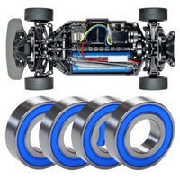 Tamiya TT02 TT-02 4WD On-Road Touring Car Bearing Kit Complete Replacement