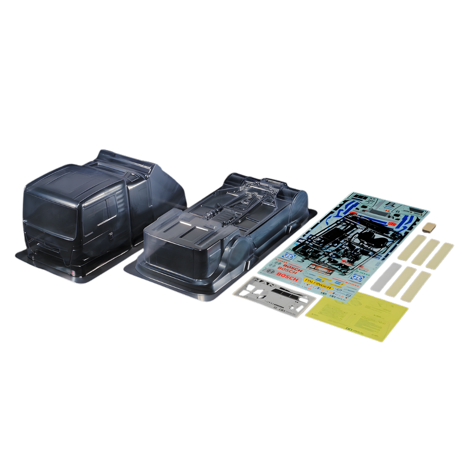 Tamiya Team Hahn Racing MAN TGS Body Set Polycarbonate TT-01 TT-02 Compatible 51606