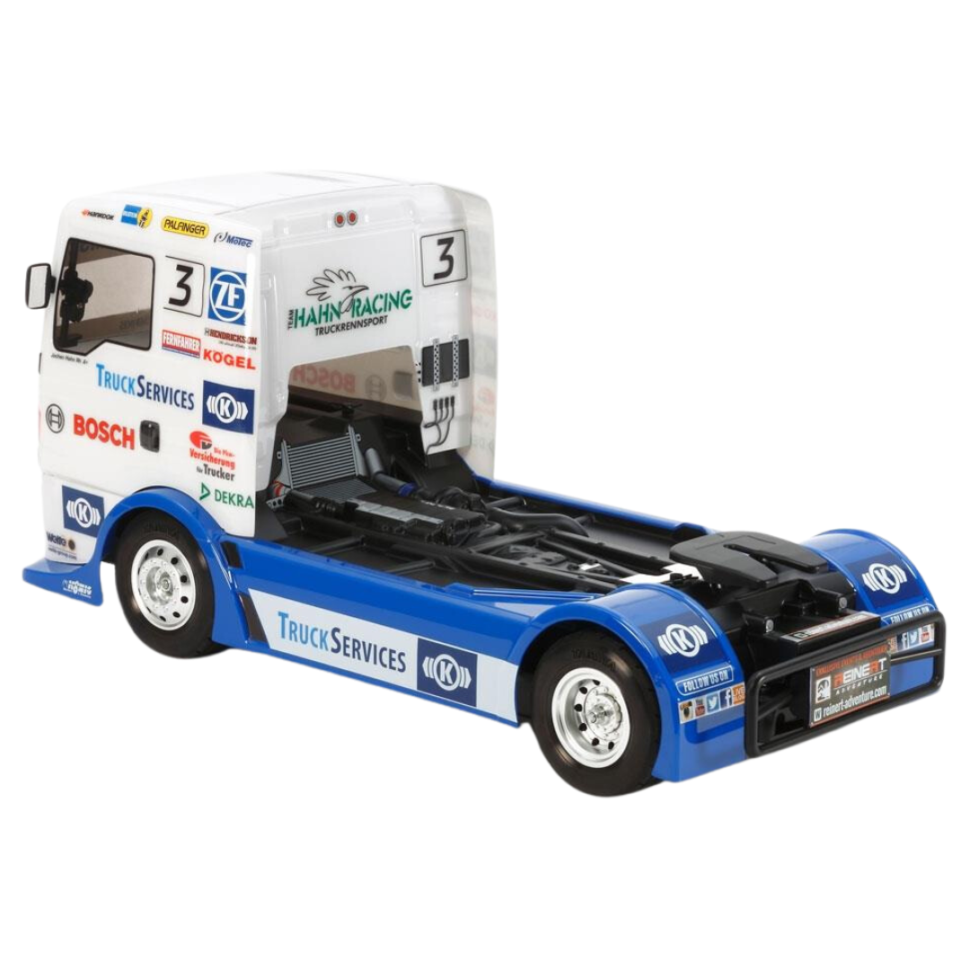 Tamiya Team Hahn Racing MAN TGS TT-01E 1/14 RC On-Road Truck Kit Tamiya Team Hahn Racing MAN TGS TT-01E 1/14 RC On-Road Truck Kit
