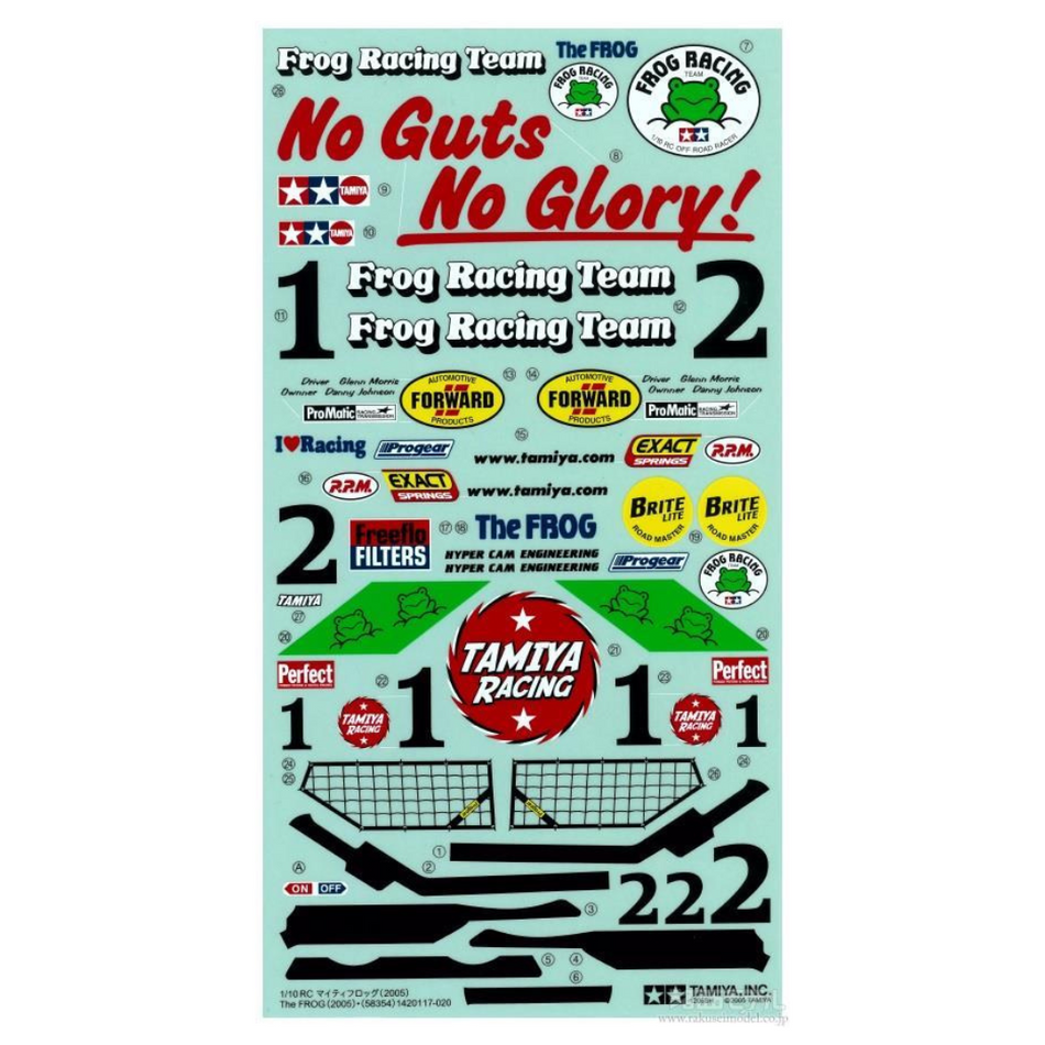 Tamiya The Frog 58354 Re-Release Decal Sticker Sheet 9400373 19400373