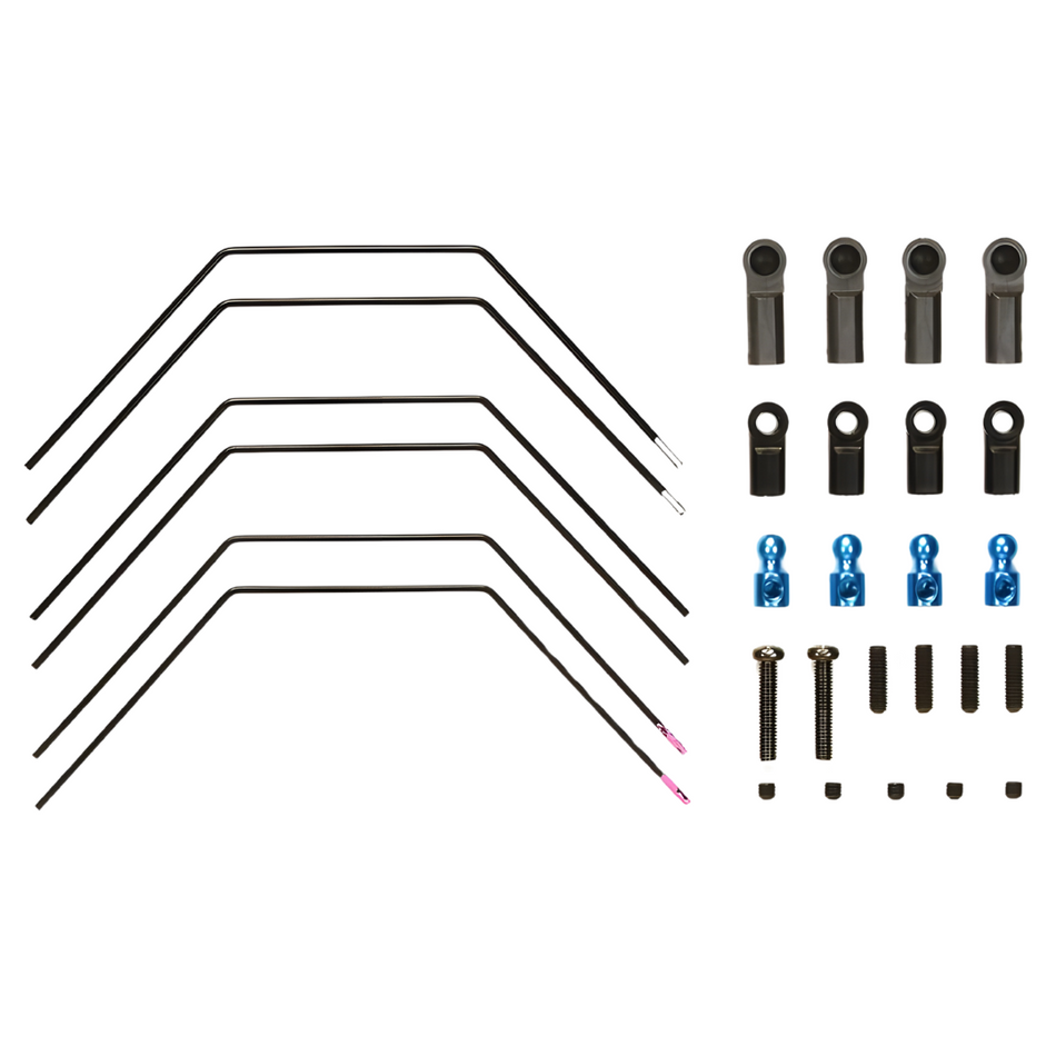 Tamiya XV01 XV-01 XV-02 Stabilizer Sway Bar Set Front & Rear Hop Up (OP-1514) 54514