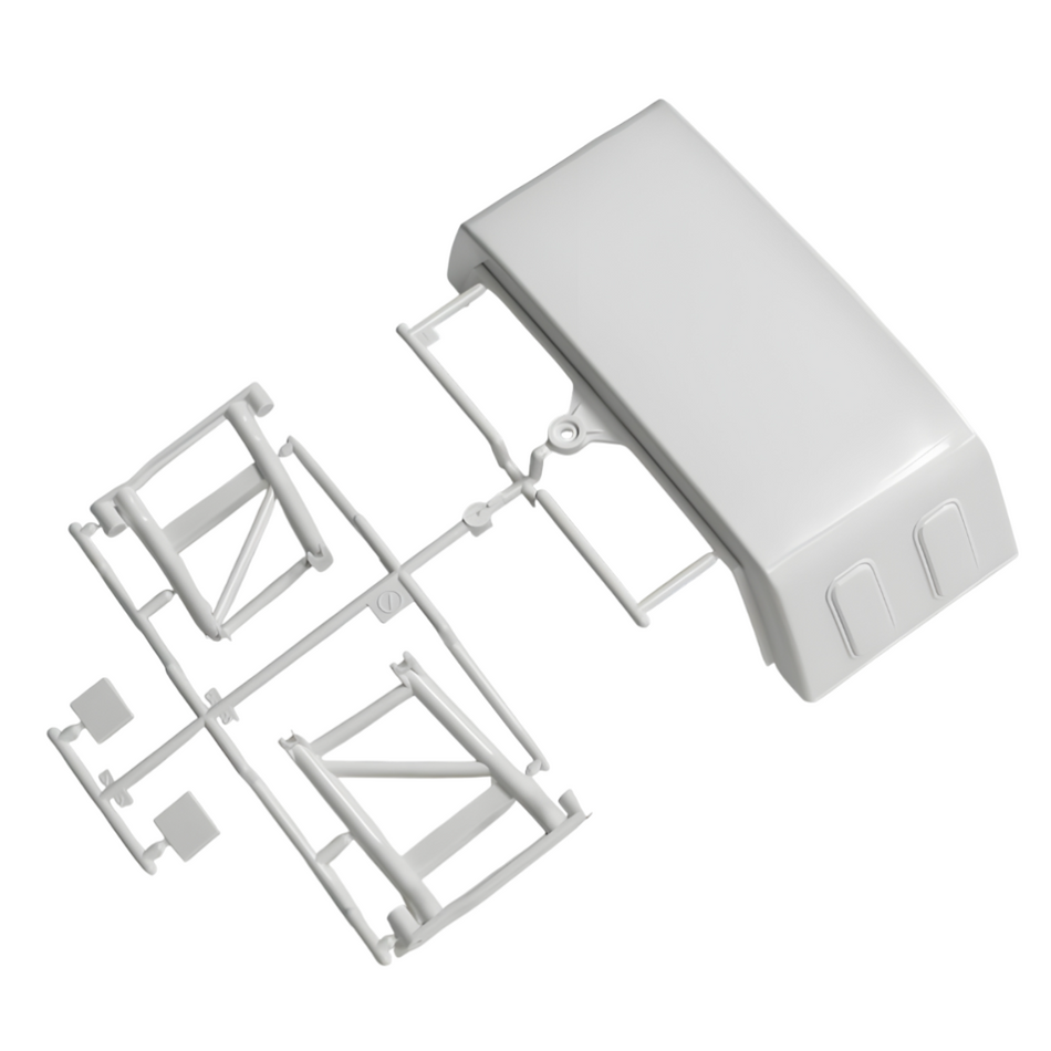 Tamiya Z Parts Rear Sleeper Cab White Suits Toyota Bruiser 58519 1/10 Scale 9225140