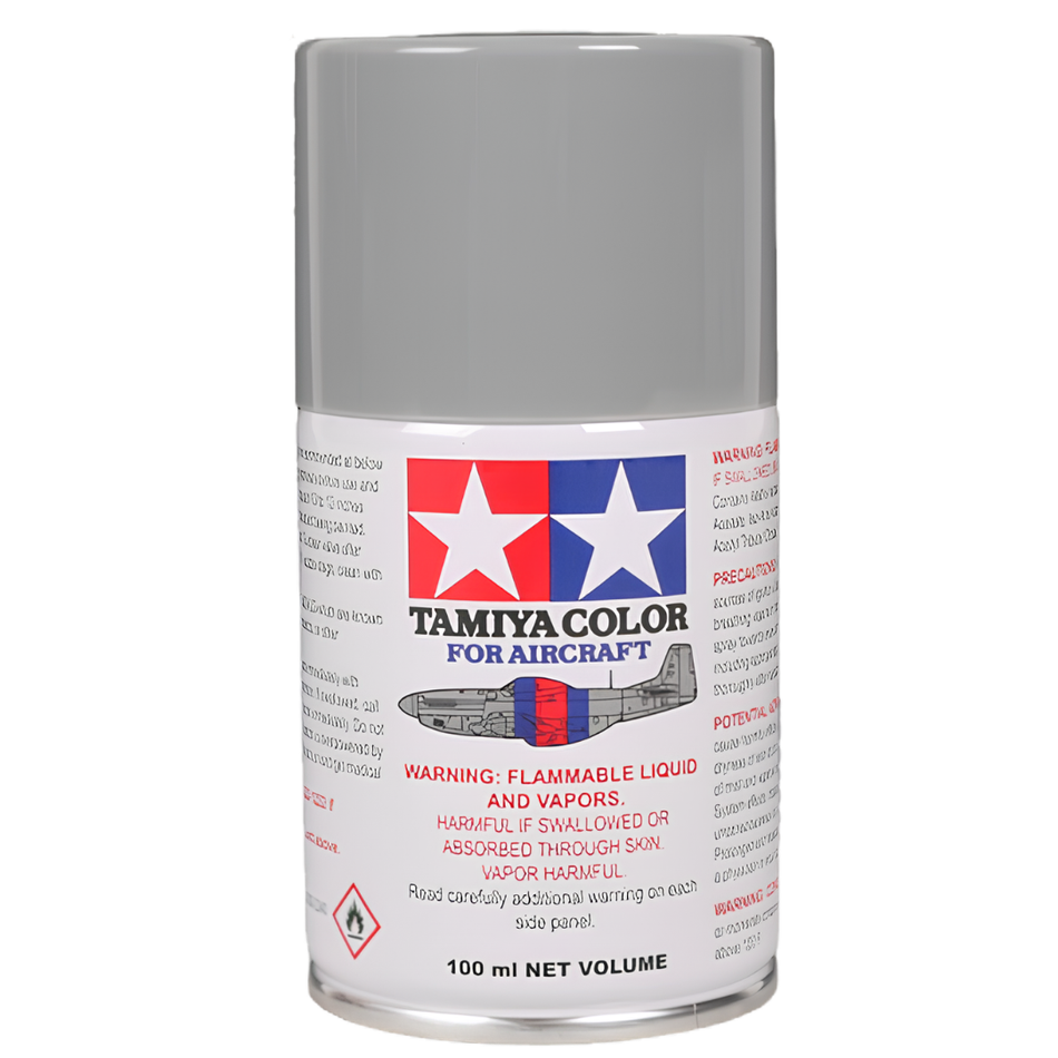 Tamiya AS-7 Neutral Gray (USAAF) Aircraft Spray Paint 100ml 86507