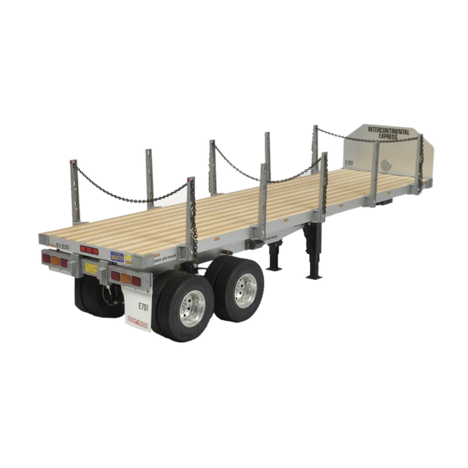 Tamiya Flatbed Trailer Kit Wooden Deck Suits 1/14 RC Trucks 56306