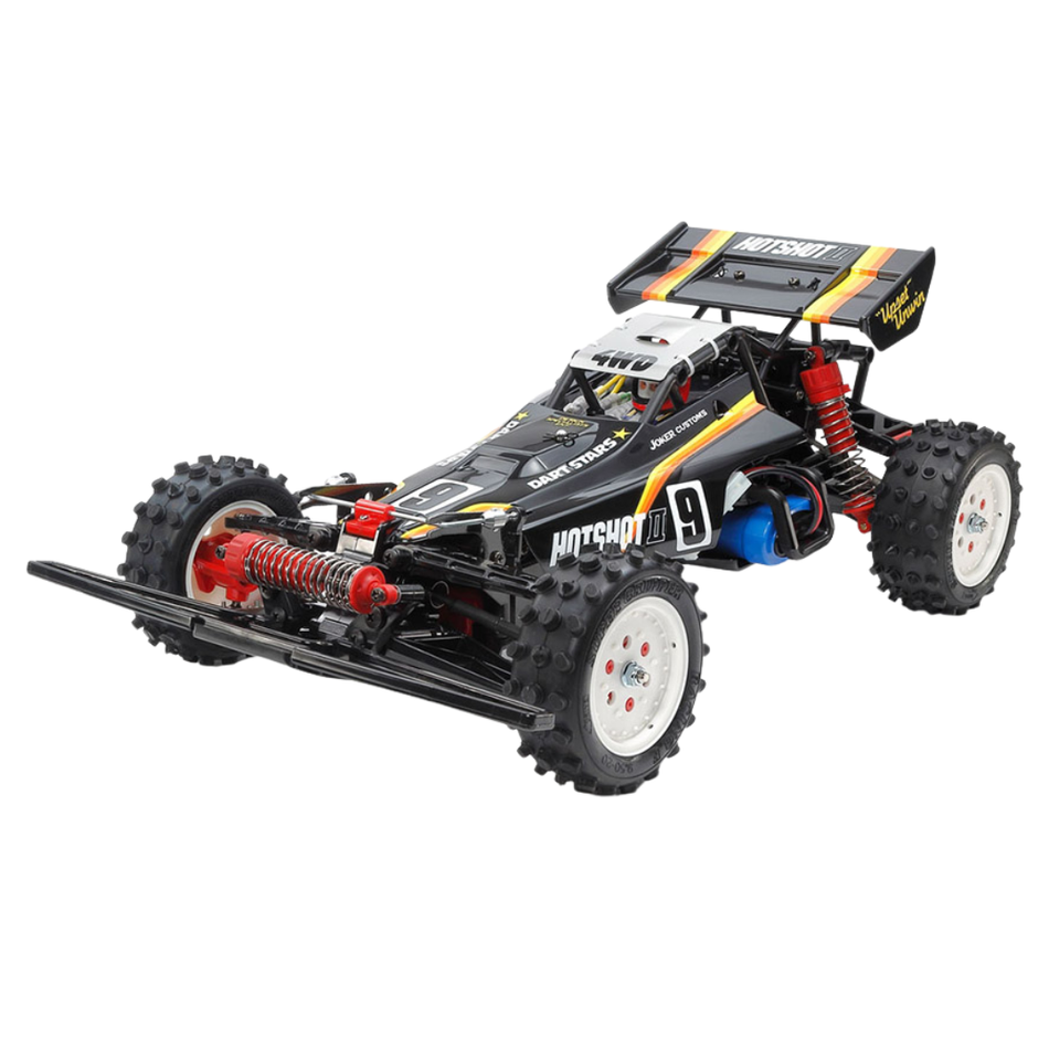 Tamiya Hotshot II 2024 Black 4WD Off-Road Buggy 1/10 RC Kit 58737-60A