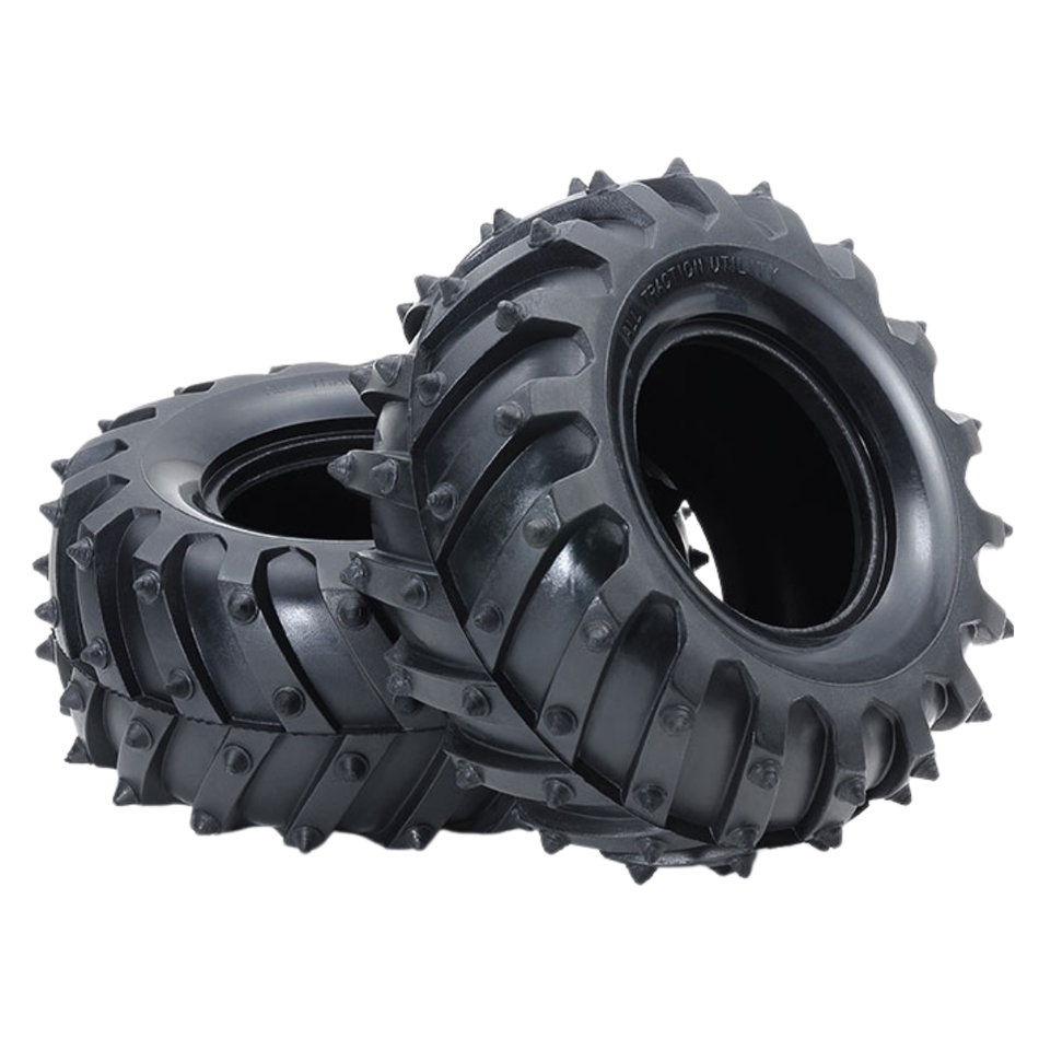 Tamiya Monster Pin Spike Tyres 2Pce RC Off Road 50374