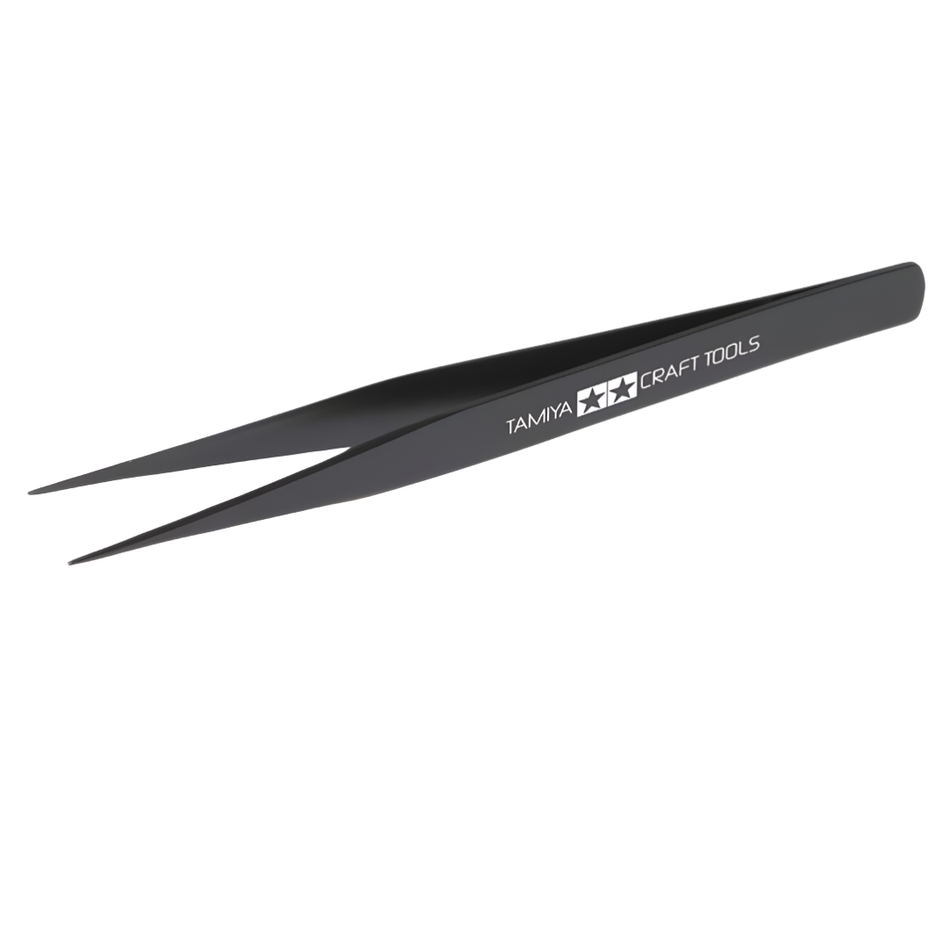 Tamiya Straight Tweezers Stainless Steel Hobby Tool 74004