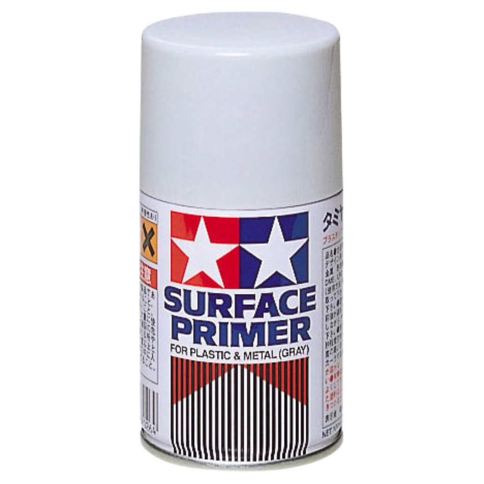 Tamiya Surface Primer Grey for Plastic and Metal 100ml 87026