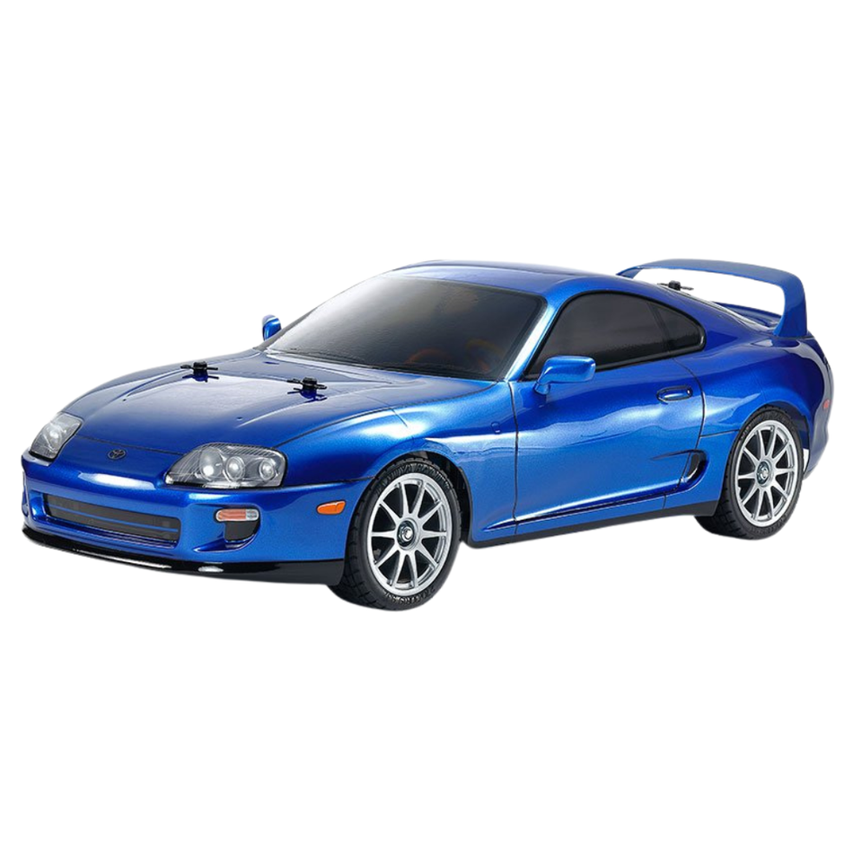 Tamiya Toyota Supra JZA80 Metallic Blue Painted Body BT-01 1/10 RC Kit 47505-600