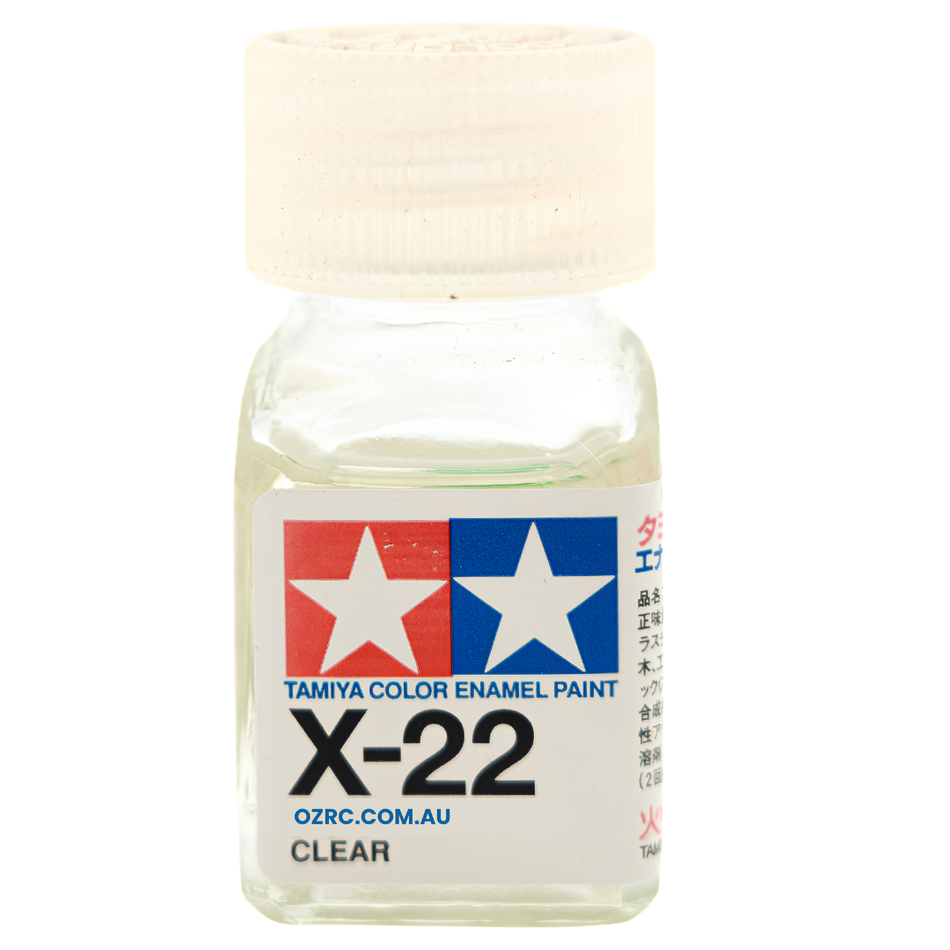 Tamiya X-22 Gloss Clear Enamel Paint 10ml 80022
