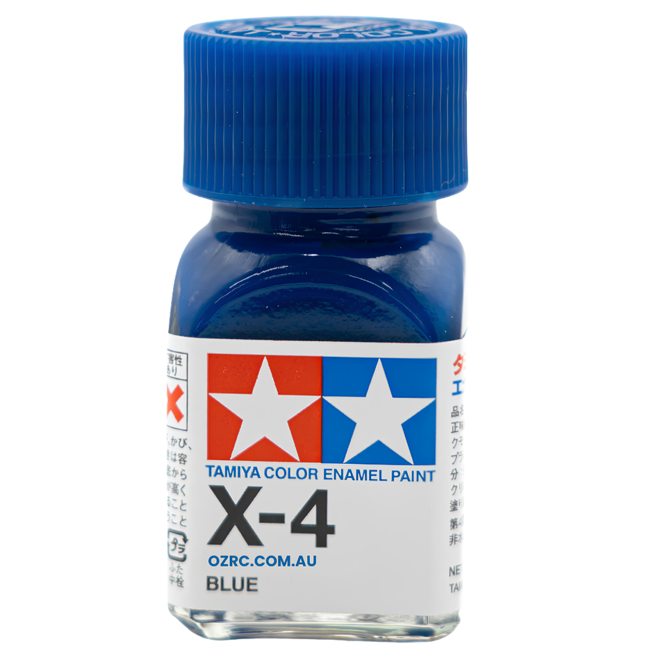 Tamiya X-4 Blue Enamel Paint 10ml 80004