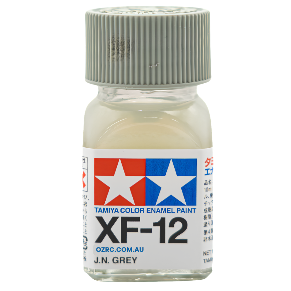 Tamiya XF-12 J.N. Grey Enamel Paint 10ml 80312-000