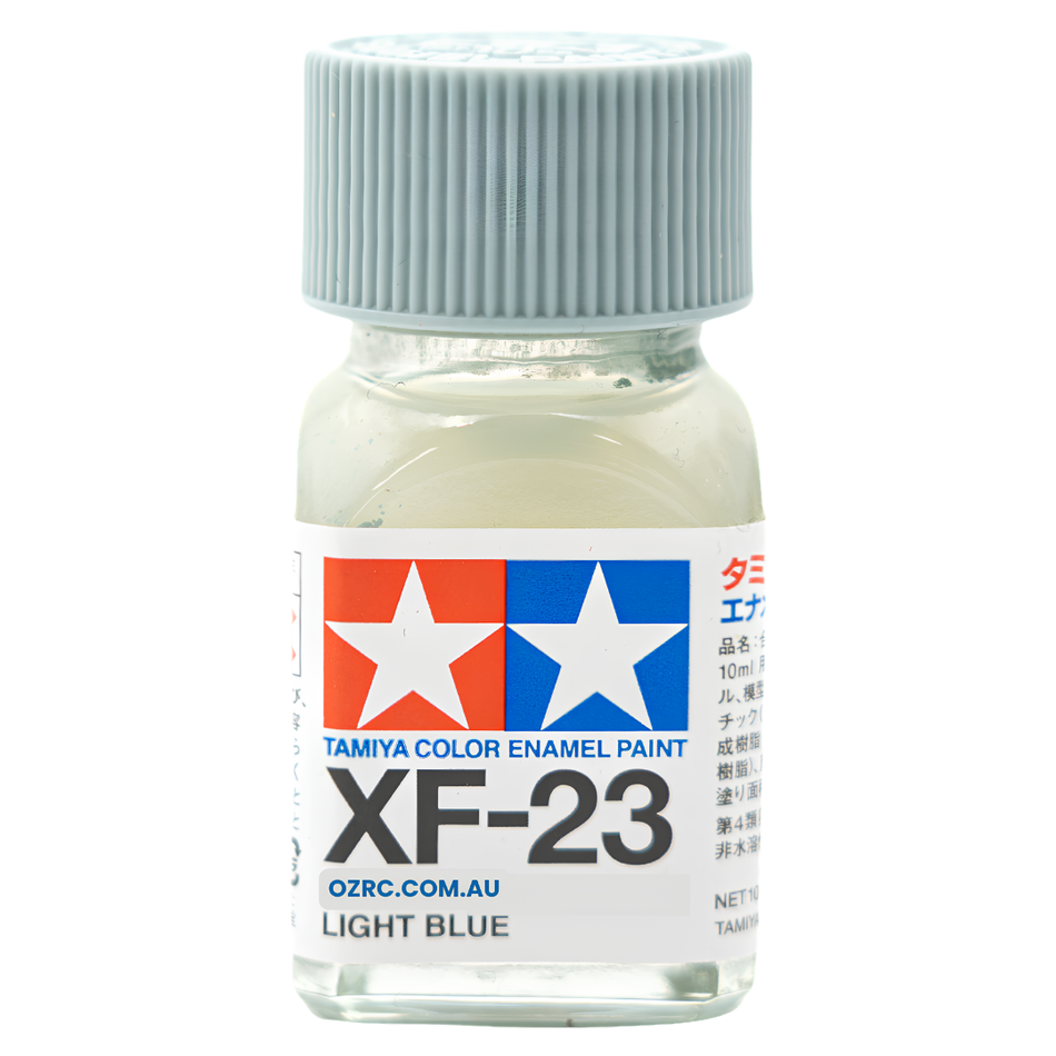Tamiya XF-23 Light Blue Matt Enamel Paint 10ml 80323