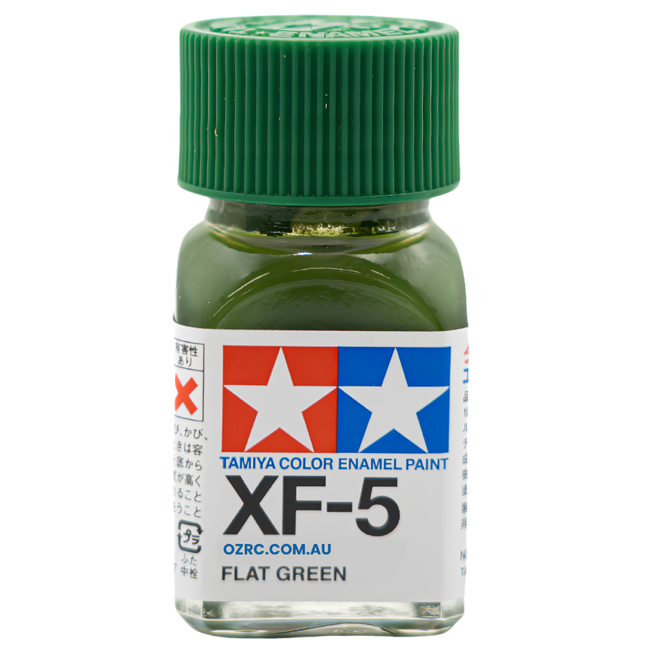 Tamiya XF-5 Flat Green Enamel Paint 10ml 80305