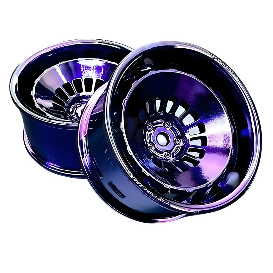 Team-Tetsujin Super Rim Set Chrome Purple02 x Bowler Chrome Purple TT/TT-8546