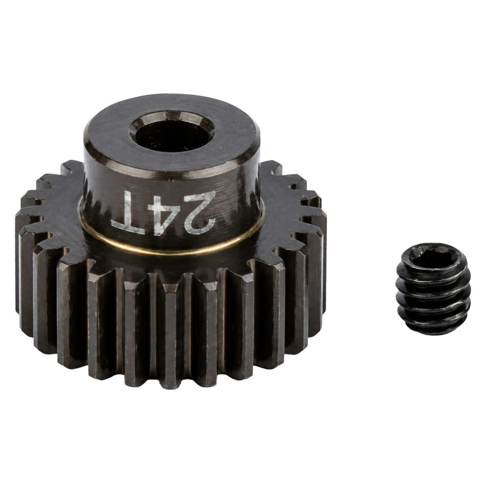 Team Associated FT Aluminum Pinion Gear 24T 48P 1/8 Shaft 1342