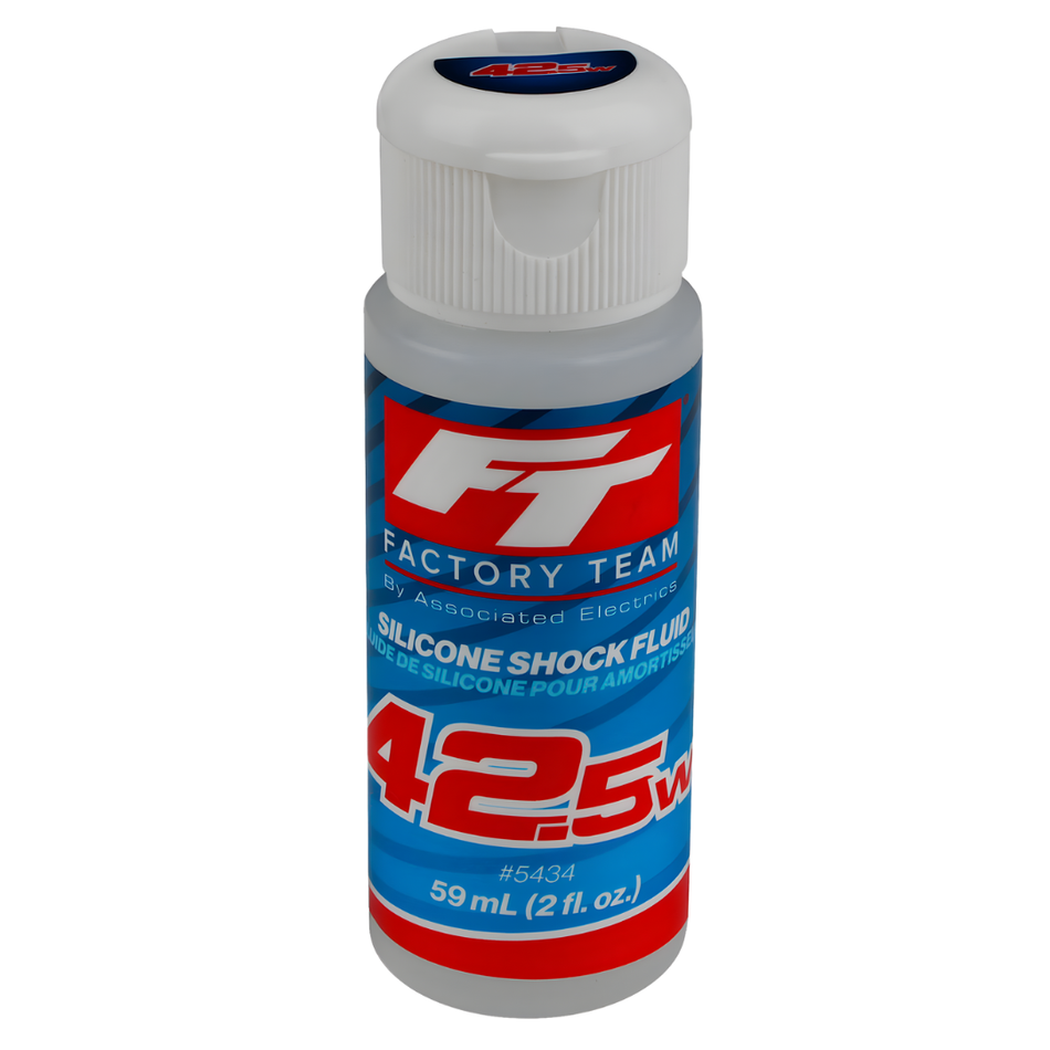 Team Associated FT Silicone Shock Fluid 42.5wt 538cSt 2oz Bottle 5434