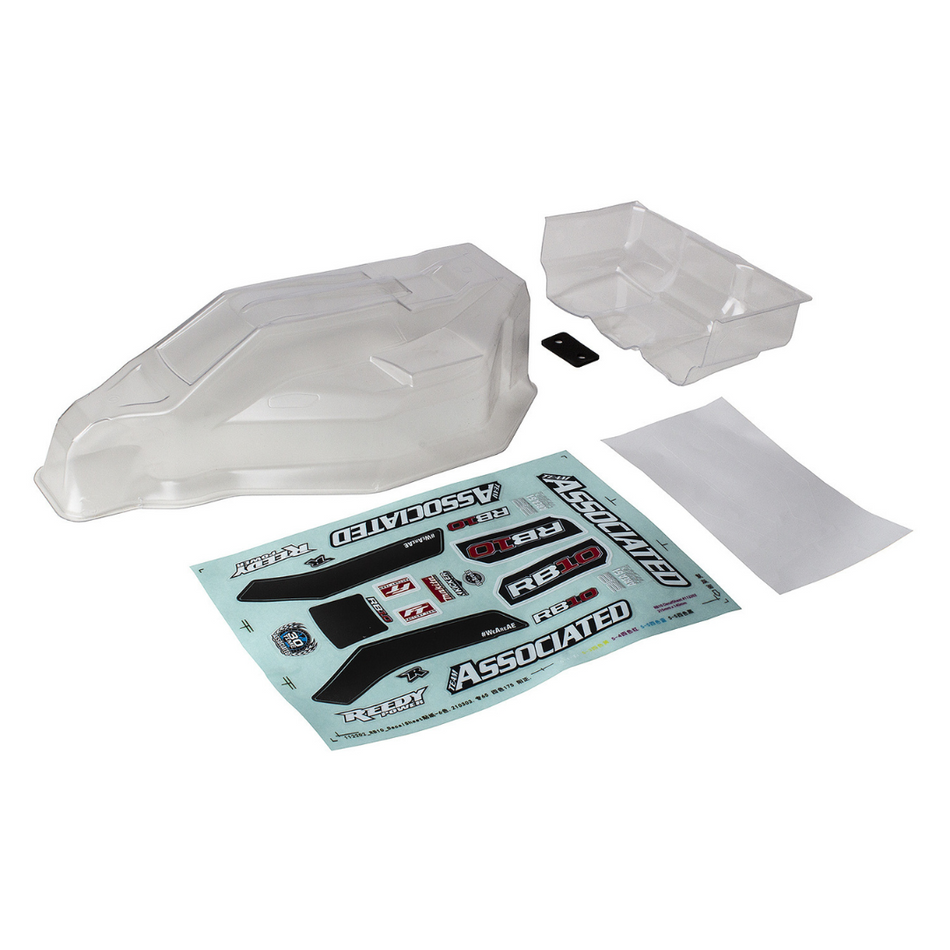 Team Associated RB10 RTR Body and Wing Clear 72015
