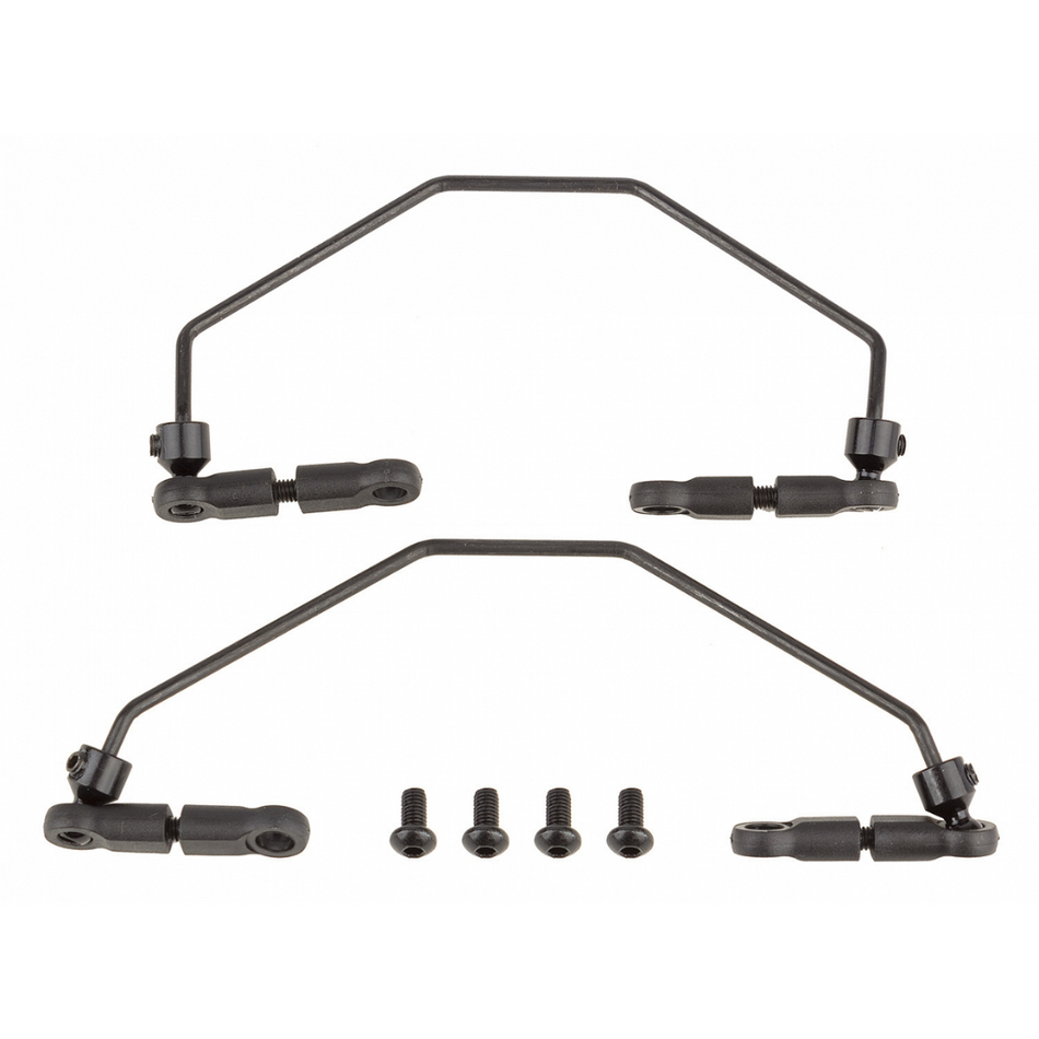 Team Associated Rival MT10 Pro4 SC10 Front Anti-roll Bar Set 25835