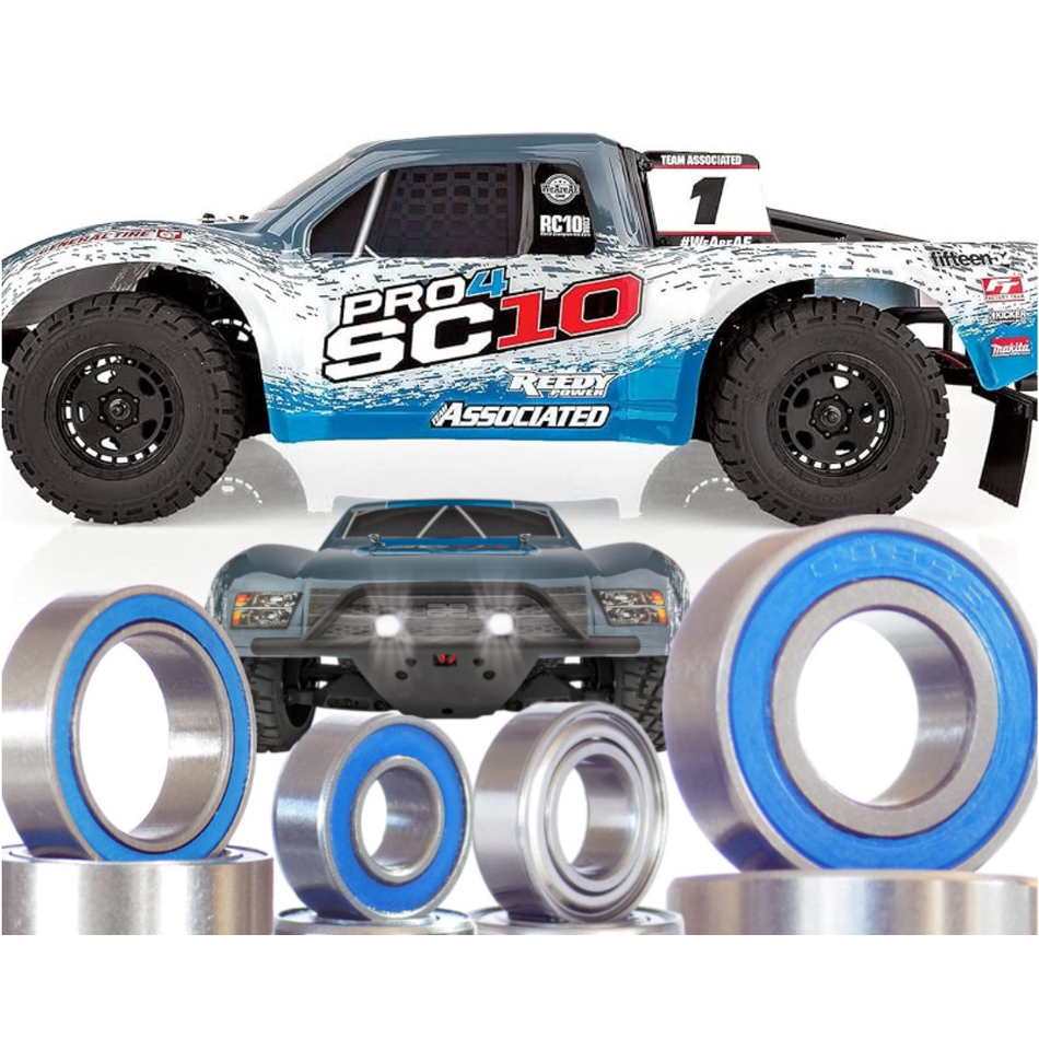 PL Team Associated SC10 Pro4 1/10 ABEC 3 Standard Bearing Kit