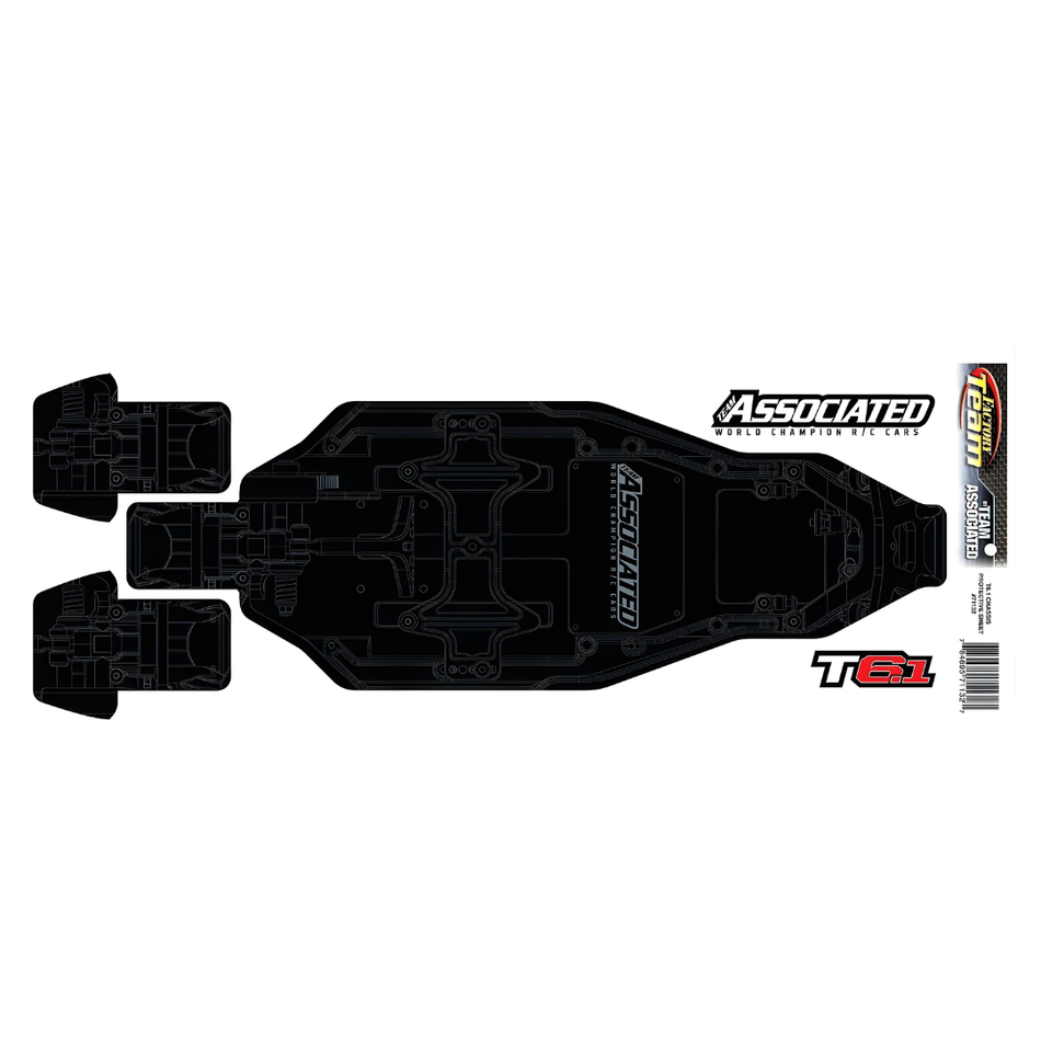 Team Associated T6.2 T6.1 FT Chassis Protective Sheet 71132