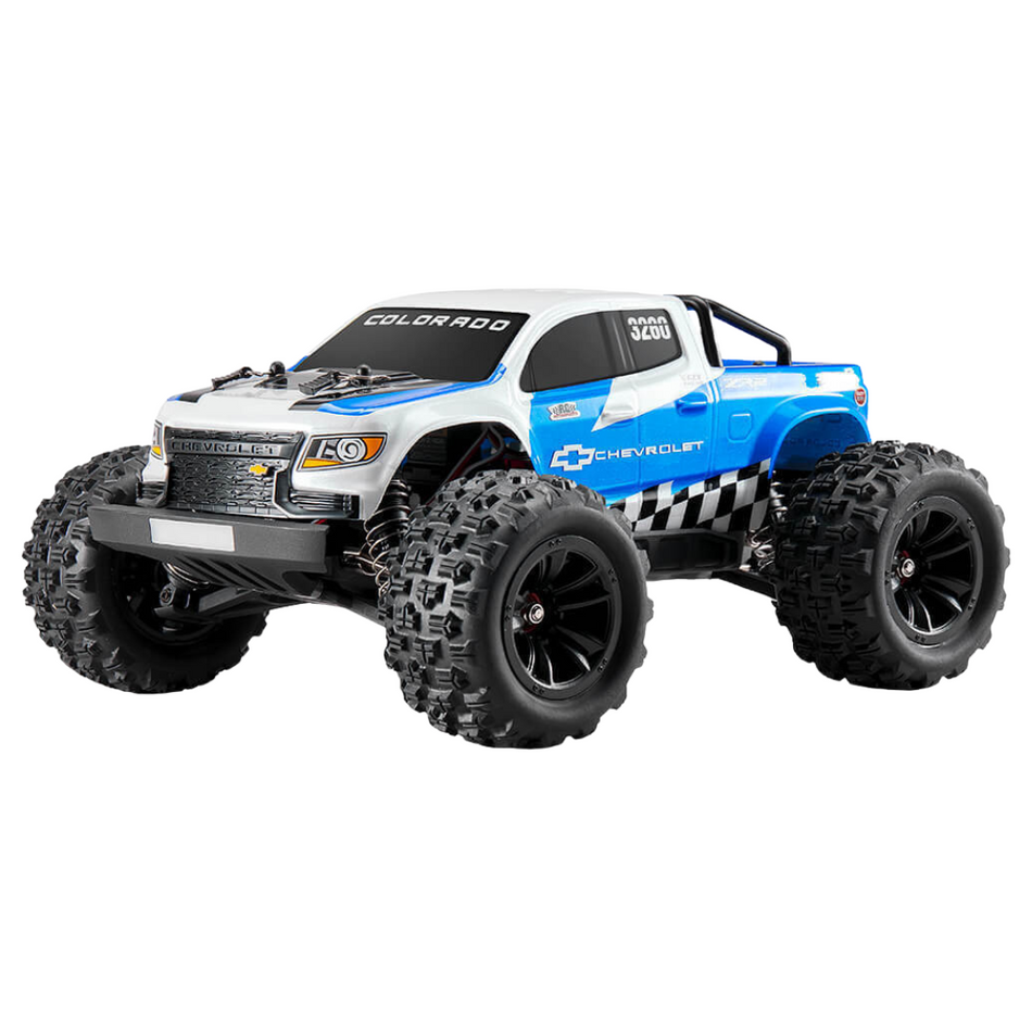 Eazy RC 1/18 Chevrolet Colorado Brushless RTR RC Monster Truck Blue EZ11841RTRBU