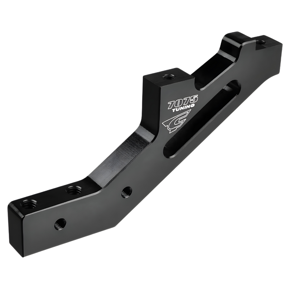 Team Corally Aluminium Front Chassis Brace V2 (Black) C-00180-387-2