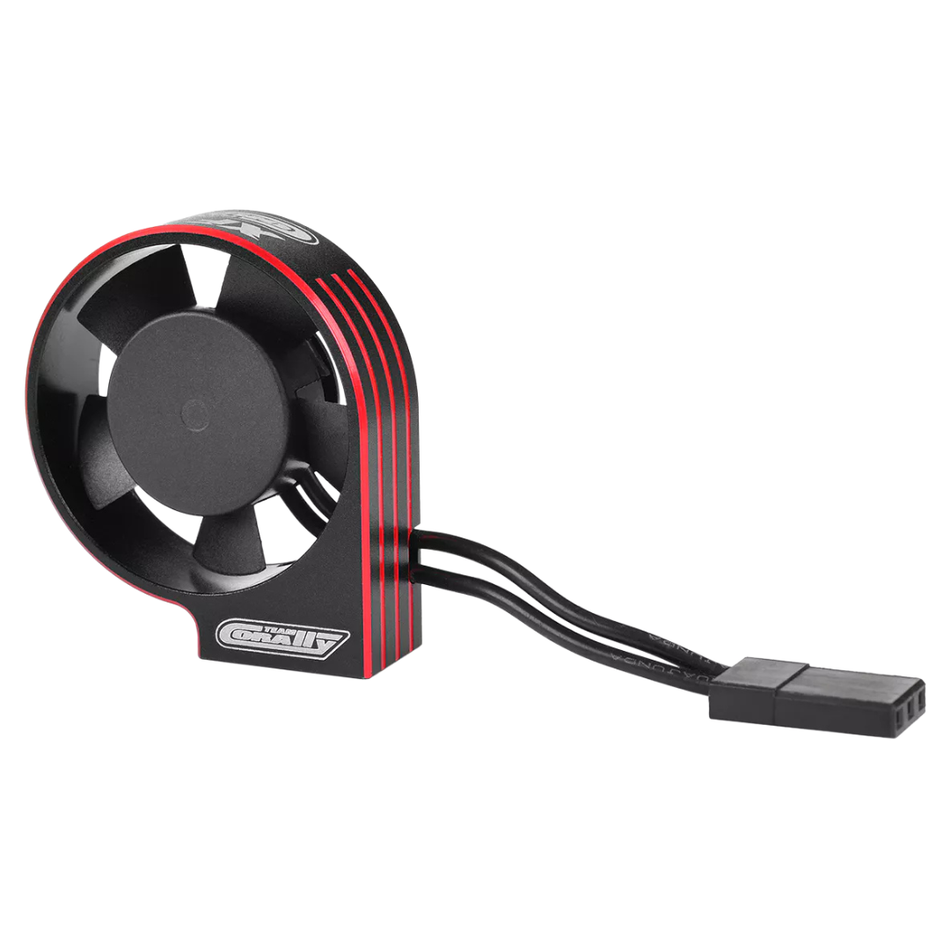 Team Corally High Speed Cooling Fan XF-30 w/BEC Connector 30mm Red C-53115-1