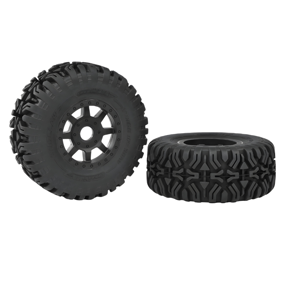 Team Corally Mudclaws 1-8 SC Tyres Wheels Black C-00180-1250