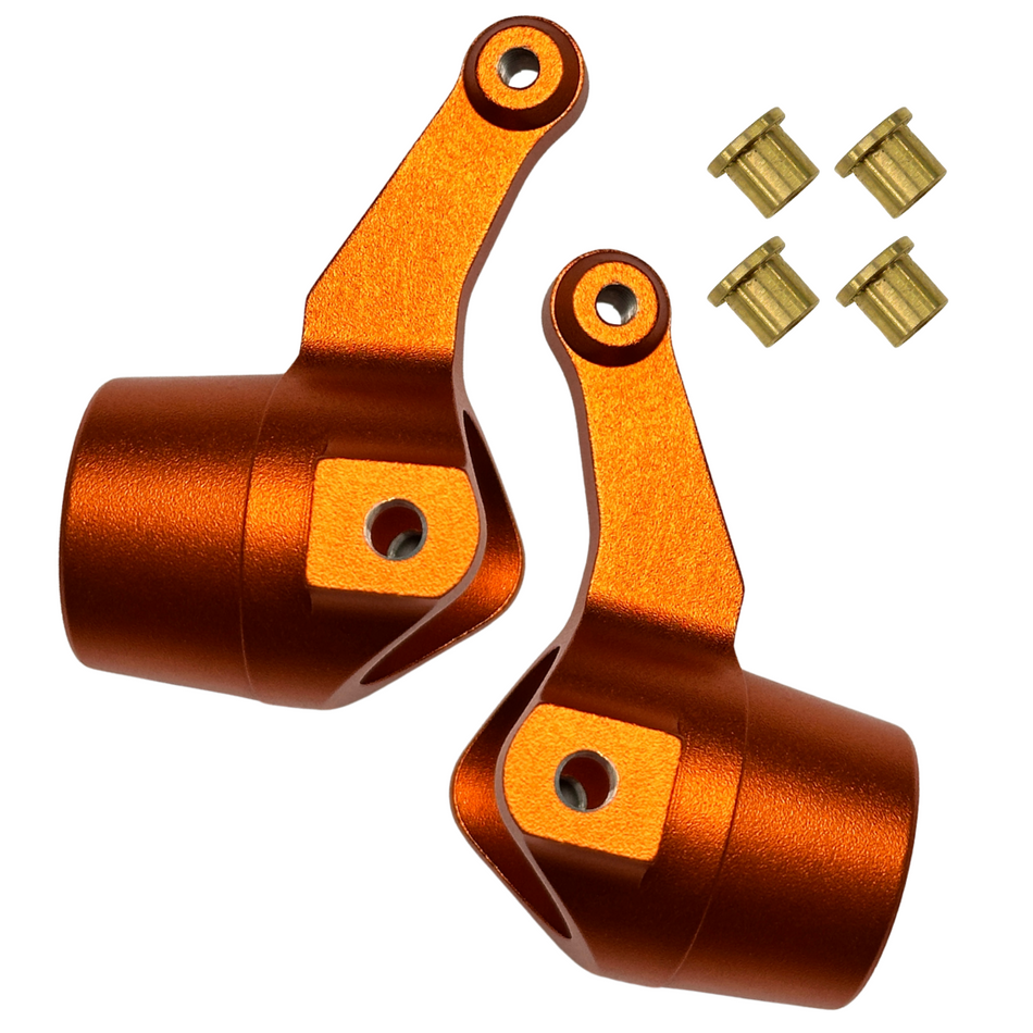 Team GPM Upgrade HPI Trophy 3.5 Alloy Front Knuckle Arm 1 Pair Orange TRO21-OR
