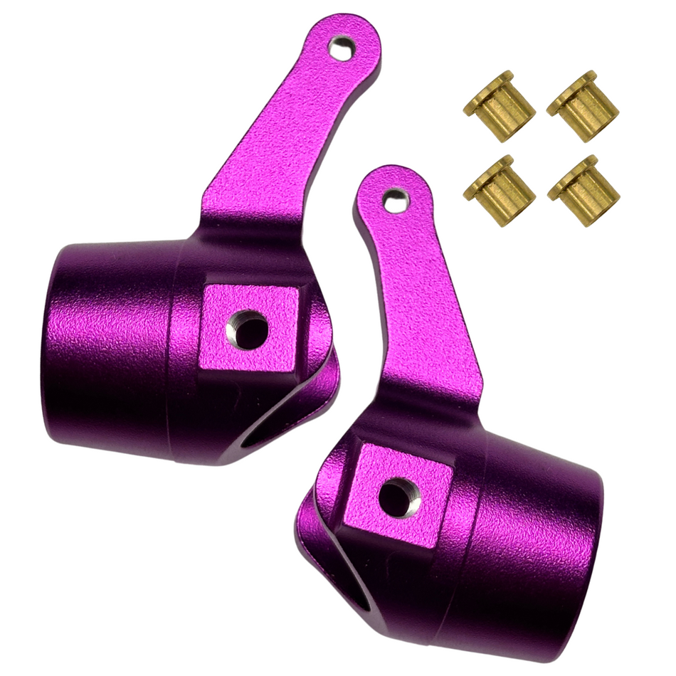 Team GPM Upgrade HPI Trophy 3.5 Alloy Front Knuckle Arm 1 Pair Purple TRO21-P