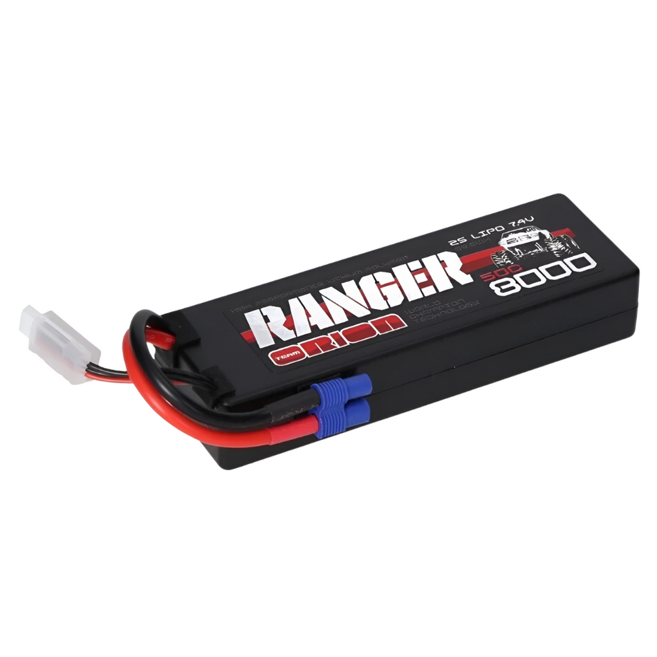 Team Orion Ranger 8000mAh 2S 7.4V 50C Lipo Battery w/ EC5 Plug 14333