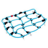 Team Raffee Co. RC Crawler Luggage Cargo Net with Hooks 15x9cm Blue 302308SB