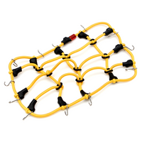Team Raffee Scale RC Crawler Luggage Cargo Net w/ Hooks 15x9cm Yellow 302308SY
