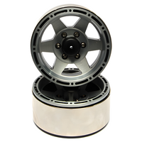 Team Raffee Star-6 1.9 High Mass Beadlock 1/10 RC Rock Crawler Wheels (2) BRW760908