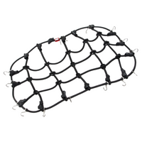 Team Raffee Scale RC Crawler Luggage Cargo Net w/ Hooks 20x12cm Black 302308LBK
