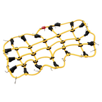 Team Raffee Scale RC Crawler Luggage Cargo Net w/ Hooks 20x12cm Yellow 302308LY