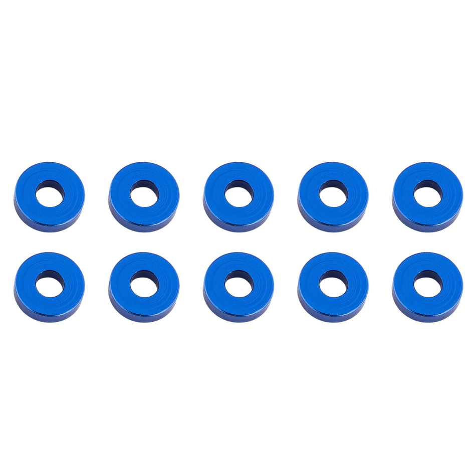 Team Associated Bulkhead Washers 7.8x2.0 mm, Blue Aluminum 31386