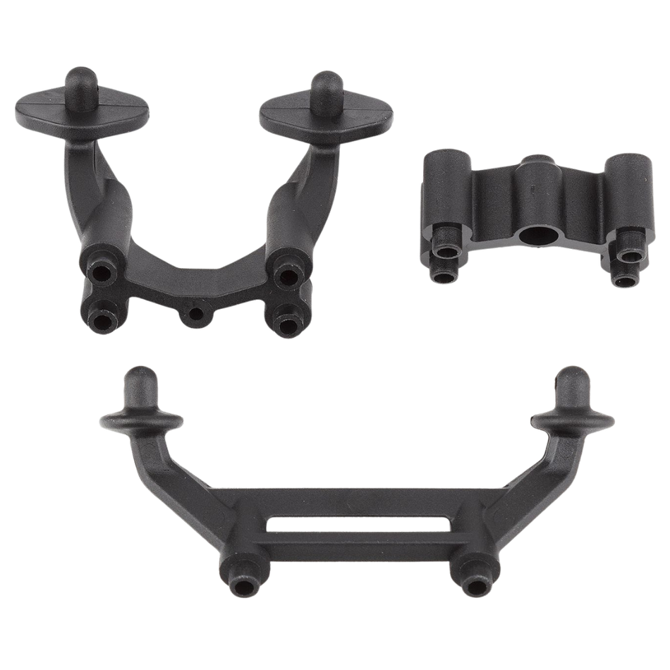 Team Associated RC10T6.1 V2 Body Posts 1/10 Black 71135