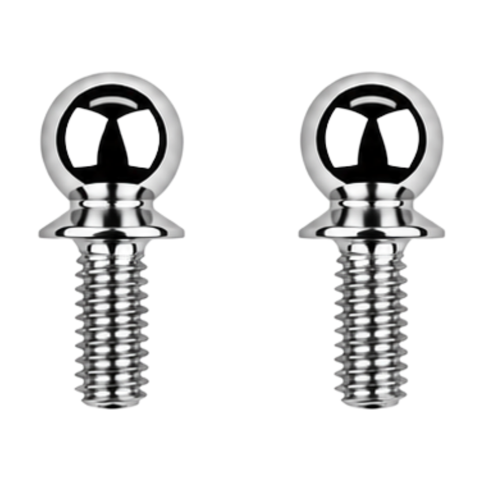 Team Associated RC10TC8 FT HD Titanium Ballstuds Short 6mm 32096