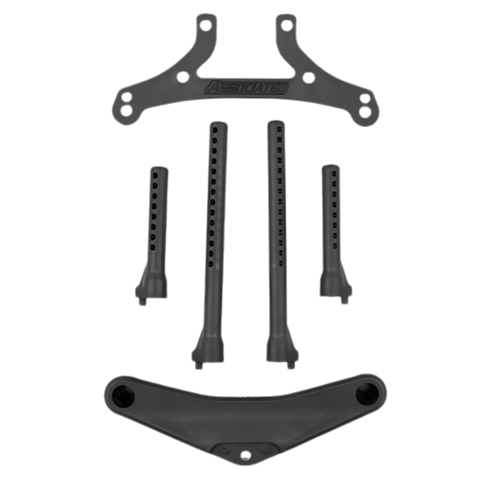 Team Associated RC10TC8 Front Bumper Body Post Set 32066