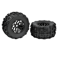 Team Corally Mud Claws 1/8 MT Tyres Black BBS Wheels C-00180-612