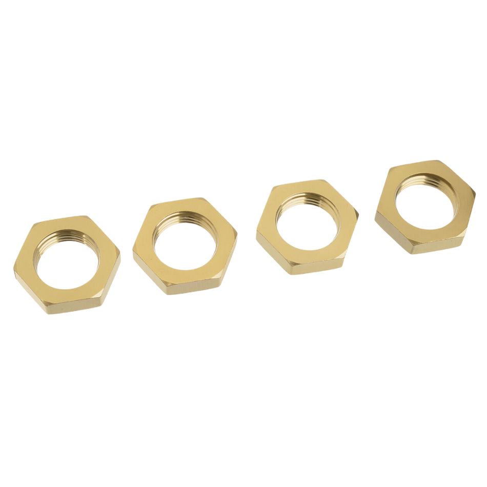 Team Corally Serrated Aluminium Wheel Nuts M12 LE 4pc C-00180-1117-BR