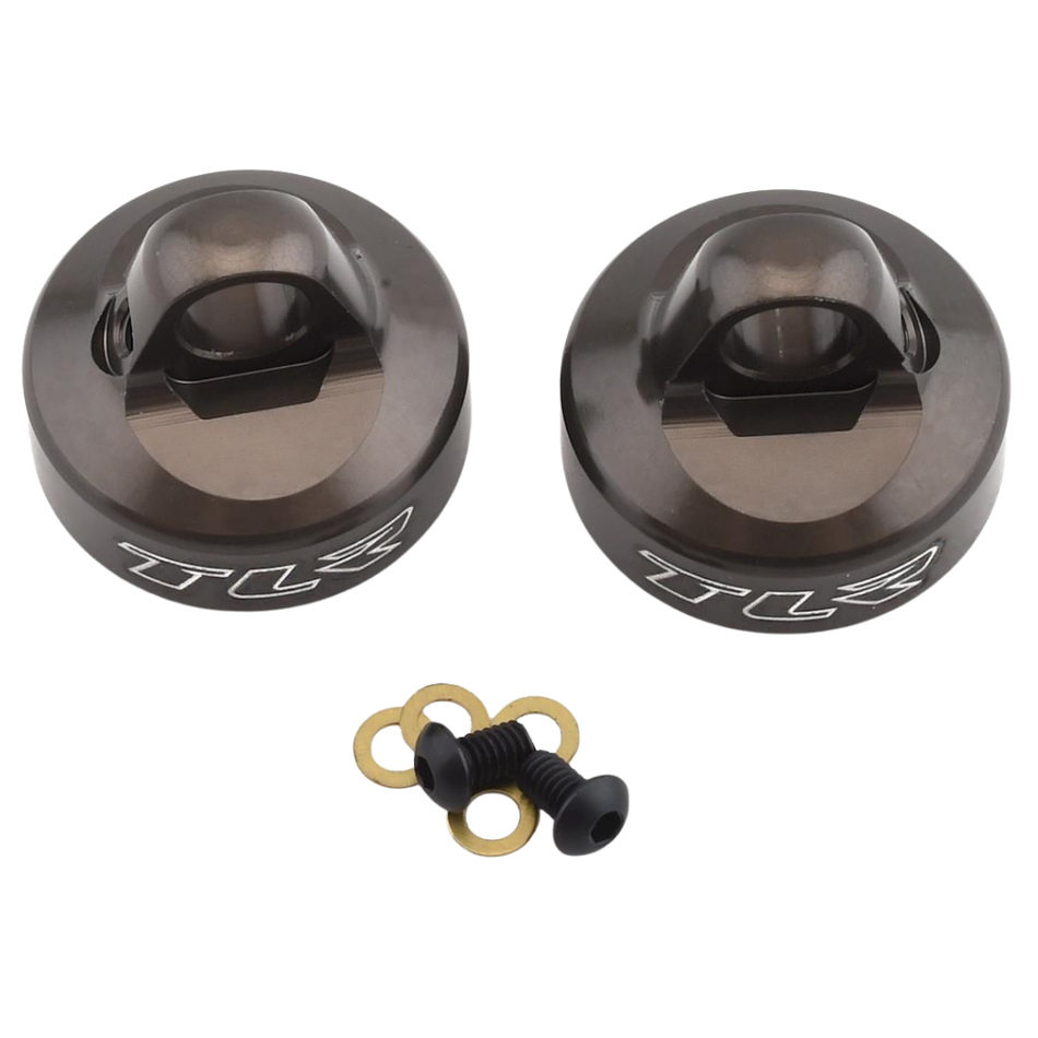 Team Losi Racing 8IGHT-X 16mm Aluminium Bleeder Shock Caps 2pc TLR243040