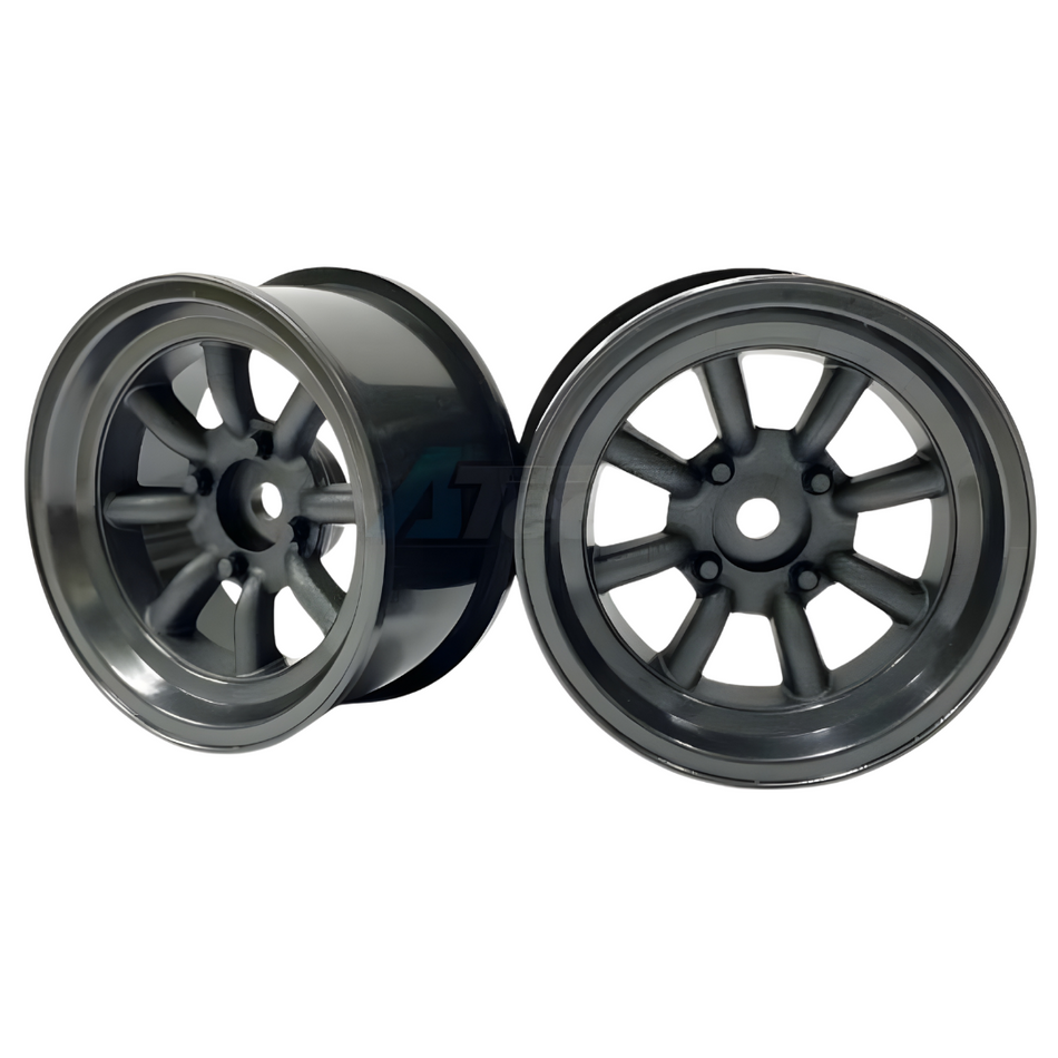 Topline RS Watanabe 1/10 8-Spoke Drift Wheels +10 Offset (MAG) 2pcs TL/WAT-100MA