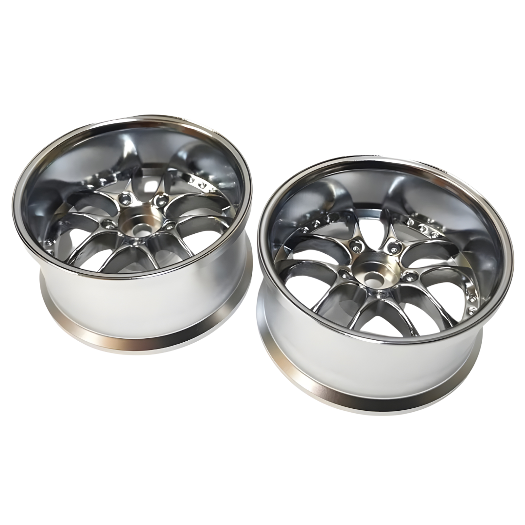 Minerva Rims Topline SSR Agle Minerva 1/10 Drift Wheels Offset 8 (Matte Chrome) TWD ...