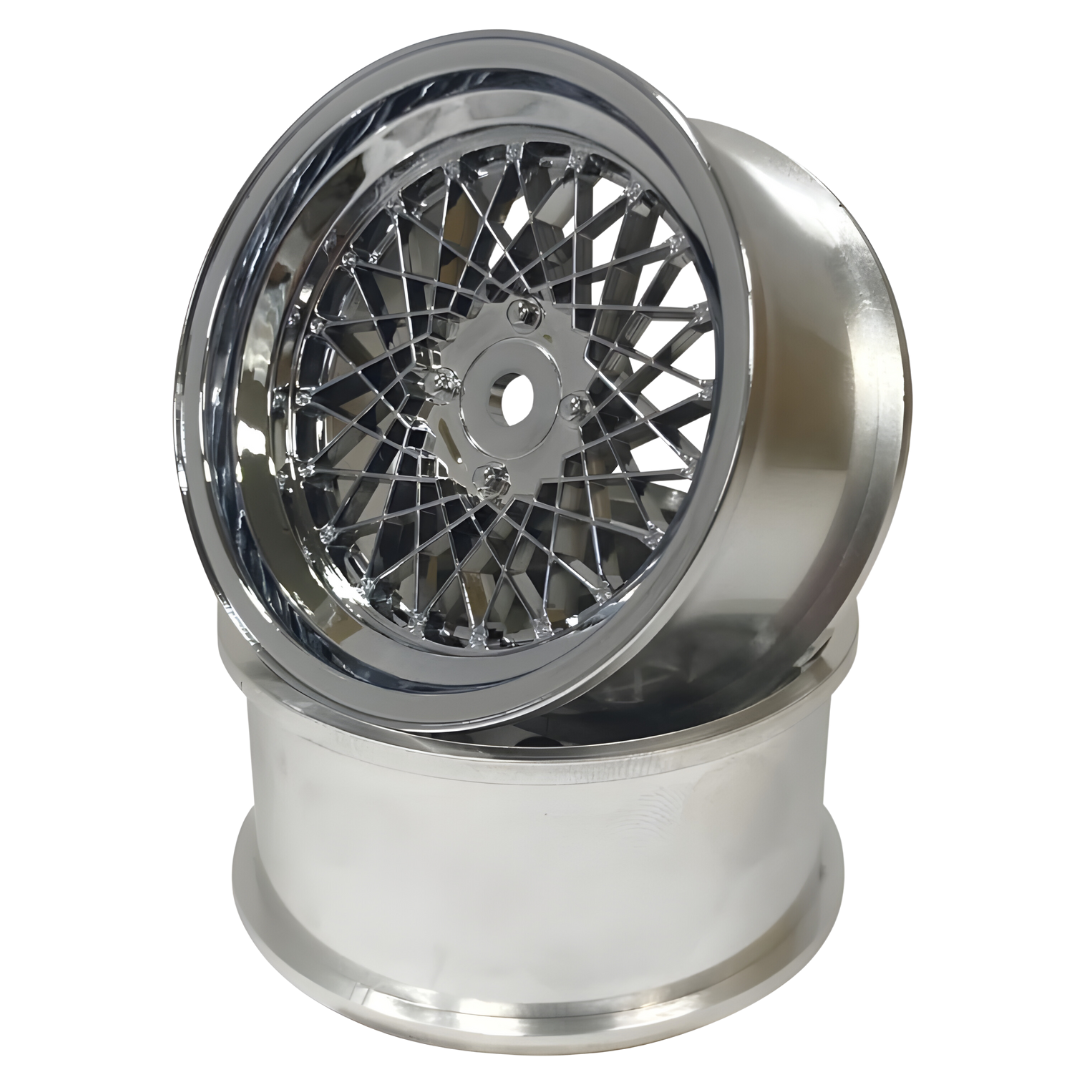 Mesh Rims Racing Topline Mesh 1/10 Drift Wheels Offset 3 (Matte Silver) DW-1023MS – OZRC