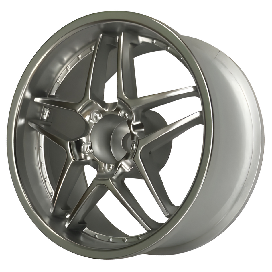 Topline Blitz 03 BRW03 Drift Wheels Offset 6 Matte Silver EW-0206MS